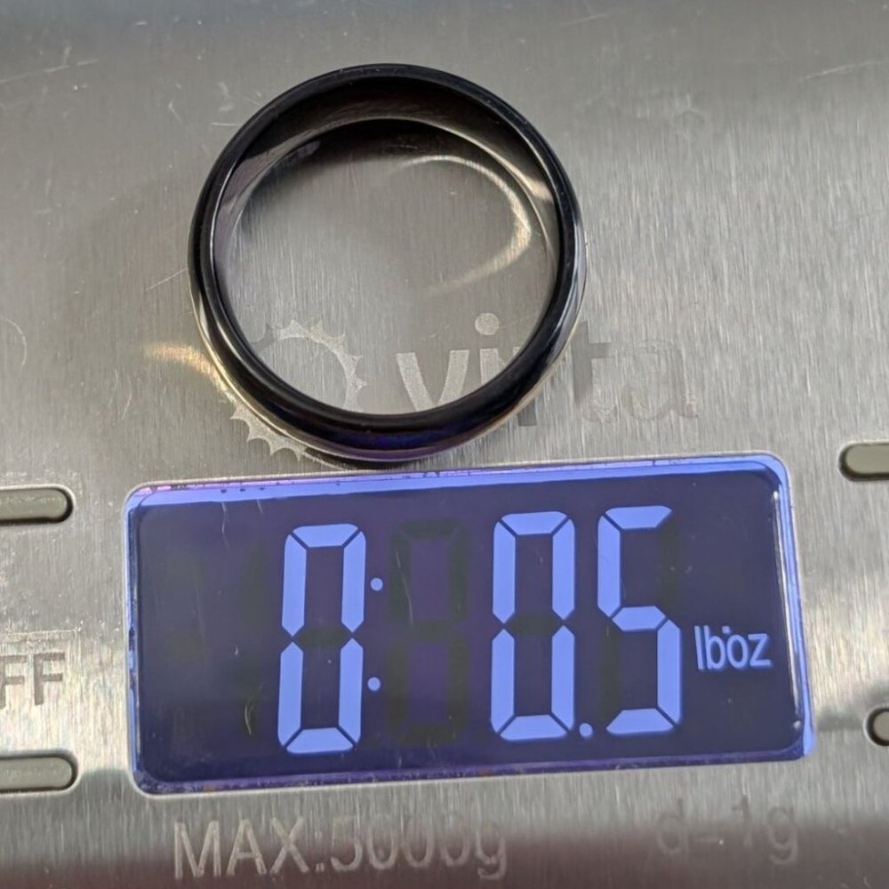 Black Gold Tungsten Carbide Ring Size 9.5 by Spikes - Picture 6 of 16